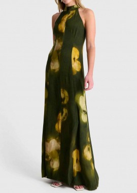 'ALE - 'ALE γυναικείο maxi φόρεμα με floral print - 8923517 Κυπαρισσί