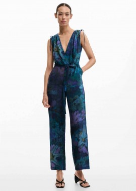 Desigual γυναικεία ολόσωμη φόρμα με floral print 