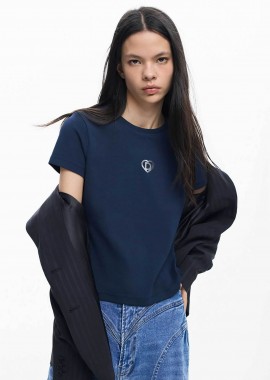 Desigual γυναικείo T-shirt με λογότυπο Regular Fit 