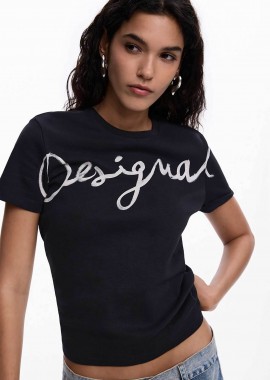 Desigual γυναικείo T-shirt με λογότυπο Regular Fit 