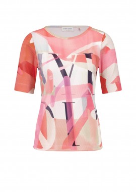 GERRY WEBER - Gerry Weber γυναικείο T-shirt με all-over print - 570326-35054 Πολύχρωμο