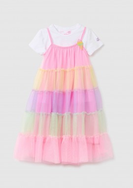 OVS παιδικό maxi φόρεμα Regular Fit - 002303031 Ροζ