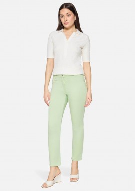 BETTY BARCLAY - Betty Barclay γυναικείο cropped παντελόνι Slim Fit - 6818/2518 Πράσινο Ανοιχτό