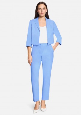 BETTY BARCLAY - Betty Barclay γυναικείο παντελόνι chino Relaxed Fit - 6002/1080 Μπλε Ανοιχτό