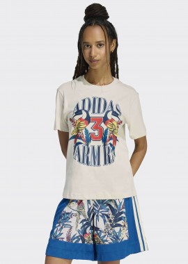 ADIDAS - Adidas γυναικείο T-shirt με λογότυπο Loose Fit