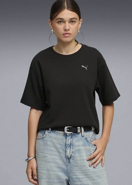 Puma γυναικείο T-shirt με λογότυπο Relaxed Fit 