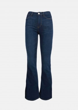 Guess γυναικείο ψηλόμεσο τζιν παντελόνι Flared Fit - W6RA0LD6881 Denim Blue