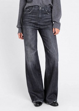 TWINSET - Twinset γυναικείο παντελόνι Flared Fit - 252TP2550 Μαύρο