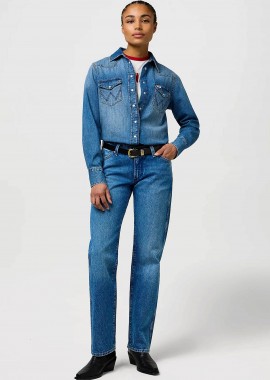 WRANGLER - Wrangler® γυναικείο τζιν παντελόνι πεντάτσεπο χαμηλόμεσο