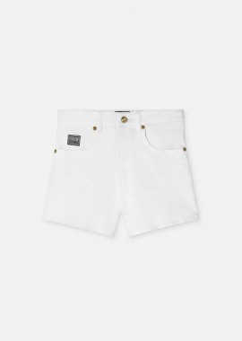 VERSACE JEANS COUTURE - 78Versace Jeans Couture γυναικείο denim σορτς - 78HAD514CEWR1 Λευκό