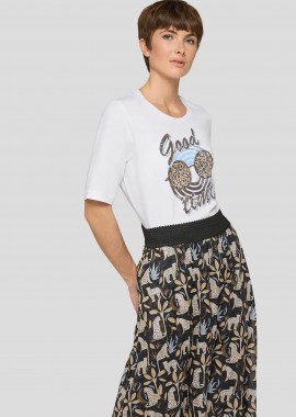 RABE - Rabe γυναικείο T-shirt με print - 56-118356 Λευκό