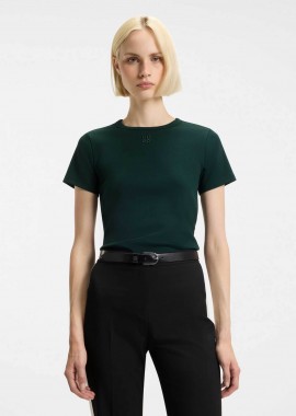 HUGO - Hugo Boss γυναικείο Τ-shirt με ανάγλυφο λογότυπο regular Fit