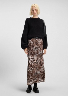 HUGO - Hugo Boss γυναικεία maxi φούστα animal print