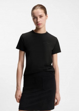 Hugo Boss γυναικείο Τ-shirt μονόχρωμο 