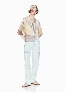 Armani Exchange γυναικείο τζιν παντελόνι πεντάτσεπο Relaxed Fit - XW001714AF21350 Denim Blue Ανοιχτό