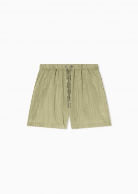 ARMANI EXCHANGE - Armani Exchange γυναικείο σορτς με ελαστική μέση Relaxed Fit - XW002306AF21533 Χακί