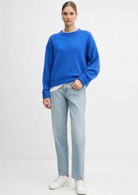 CALVIN KLEIN JEANS - Calvin Klein Jeans γυναικείο τζιν παντελόνι πεντάτσεπο Relaxed Fit - LV047E732G Denim Blue Ανοιχτό
