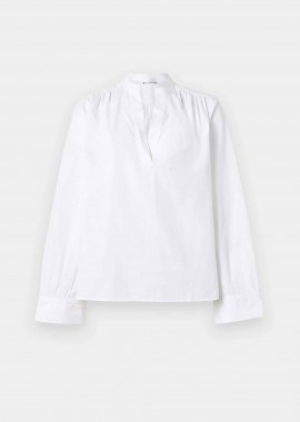 TOMMY HILFIGER - Tommy Hilfiger γυναικεία μπλούζα μονόχρωμη Regular Fit - WW0WW48974 Λευκό