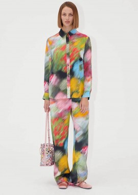 STINE GOYA - Stine Goya γυναικείο παντελόνι με floral print