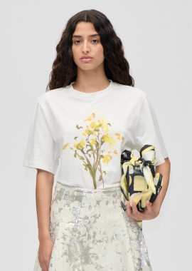 Stine Goya γυναικείο T-shirt με floral print 