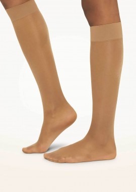 Wolford γυναικείες κάλτσες μέχρι το γόνατο μονόχρωμες - 31206 Μπεζ