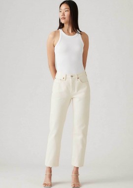 LEVI'S - Levi's® γυναικείο ψηλόμεσο τζην παντελόνι cropped πεντάτσεπο Straight Fit