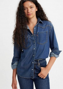Levi's® γυναικείο denim πουκάμισο Relaxed Fit 