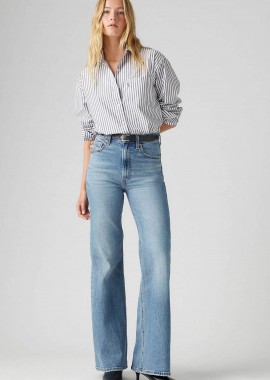 Levi's® γυναικείο τζιν παντελόνι ψηλόμεσο πεντάτσεπο Flared Cut 