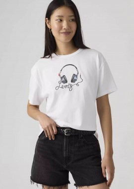 Levi's® γυναικείο T-shirt με λογότυπο Relaxed Fit 