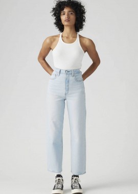 Levi's® γυναικείο τζιν παντελόνι ψηλόμεσο πεντάτσεπο Slim Straight Fit 