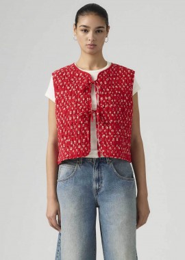 Levi's® γυναικείο γιλέκο με all-over print Standard Fit 