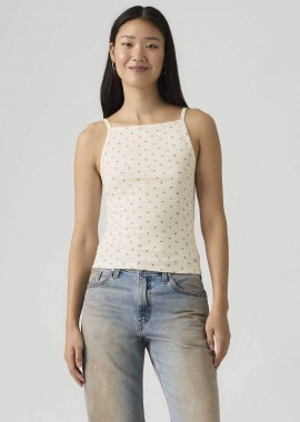 Levi's® γυναικείο αμάνικο τοπ με all-over print Slim Fit 