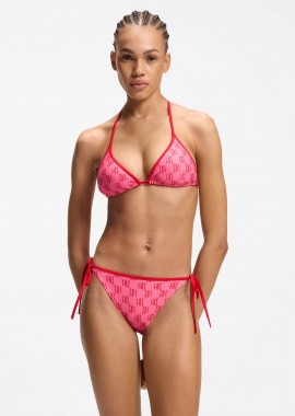 Hugo Boss γυναικείο μαγιό μπικίνι σλιπ με all-over print 
