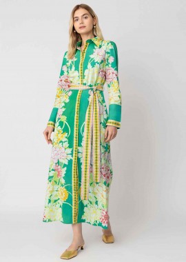 RAISHMA - Raishma γυναικείο φόρεμα midi με floral print