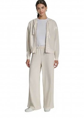 DKNY - DKNY γυναικείο παντελόνι φόρμας μονόχρωμο - DJ6P3115 Εκρού