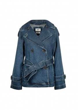 DKNY - DKNY γυναικείο denim jacket - DL5MPV83 Denim Blue Σκούρο