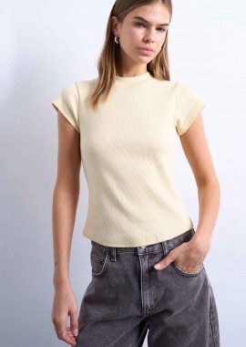 TOPSHOP - Topshop γυναικεία μπλούζα μονόχρωμη