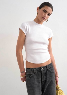 Topshop γυναικεία μπλούζα μονόχρωμη 