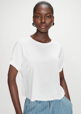 GRACE & MILA - Grace & Mila γυναικείο T-shirt oversized μονόχρωμο