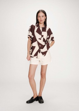 Grace & Mila γυναικείο πουκάμισο με all-over print Regular Fit 