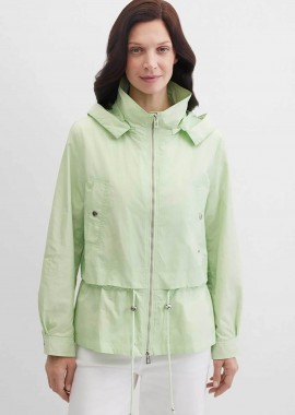 GERRY WEBER - Gerry Weber γυναικείο αντιανεμικό jacket με αποσπώμενη κουκούλα - N60288218040 Πράσινο Μέντας