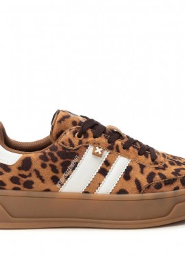 XTI - Γυναικεία Xti Γυναικείο Retro Sneaker 143644 Vegan LEOPARD