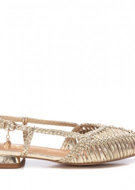 XTI - Γυναικείες Xti Γυναικεία Παπούτσια Slingback 144015 Vegan ΧΡΥΣΟ