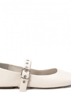 XTI - Γυναικείες Xti Γυναικείες Μπαλαρίνες 144021 Vegan OFF WHITE