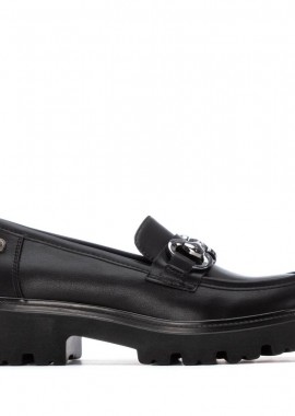 XTI - Γυναικεία Xti Γυναικεία Loafers 144418 Vegan ΜΑΥΡΟ