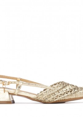 XTI - Γυναικείες Xti Γυναικεία Παπούτσια Slingback 145029 Vegan ΧΡΥΣΟ