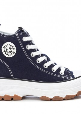 REFRESH - Γυναικεία Refresh Γυναικεία Πάνινα Μποτάκια 171919 Vegan NAVY
