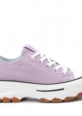 Γυναικεία Refresh Γυναικείο Πάνινο Sneakers 172477 Vegan LILAC