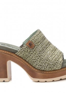 Γυναικεία Refresh Γυναικεία Ψάθινα Mules 172703 Vegan ΧΑΚΙ