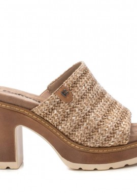 Γυναικεία Refresh Γυναικεία Ψάθινα Mules 172703 Vegan TAUPE